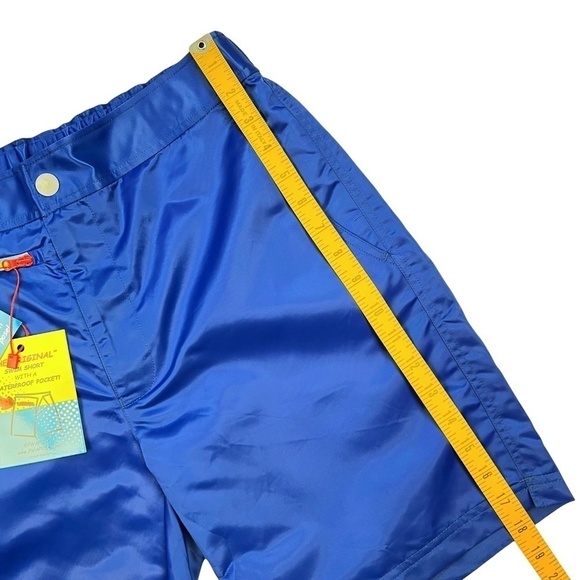 NOS PWAP! Original Swim Board Shorts Waterproof Pocket Rare Made in NYC Medium - Picture 13 of 13